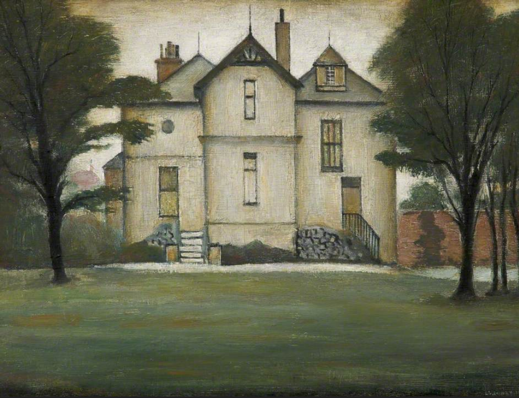 Portrait of a House (1953) by Laurence Stephen Lowry (1887 - 1976), English artist.