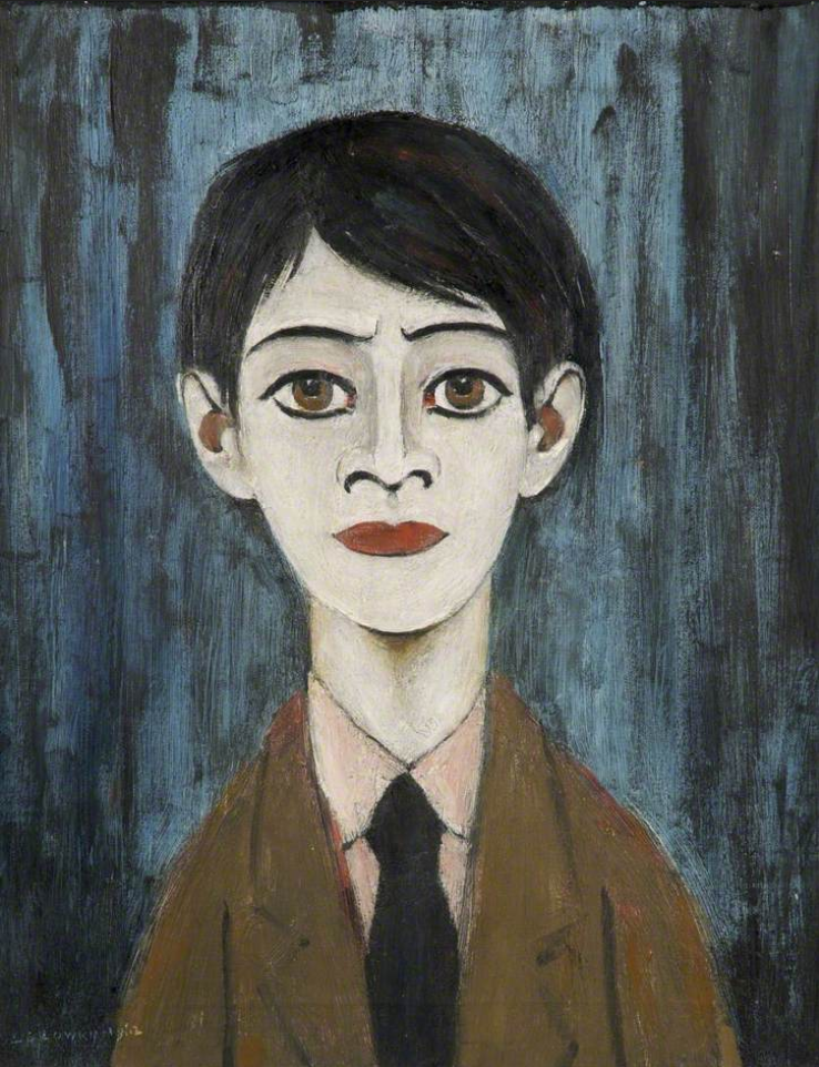 Head of a Boy (1962) by Laurence Stephen Lowry (1887 - 1976), English artist.
