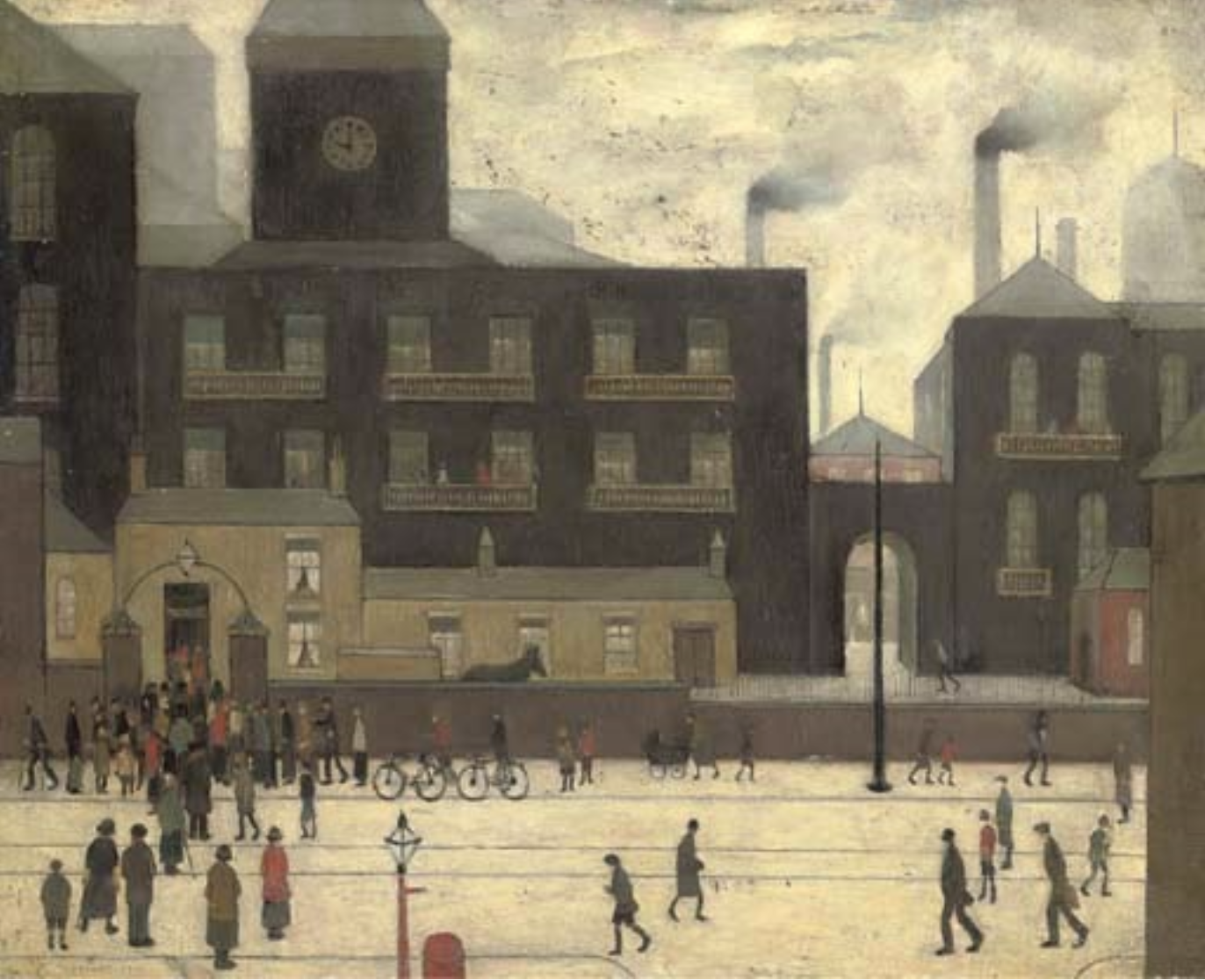 Northern Hospital (1926) by Laurence Stephen Lowry (1887 - 1976), English artist.