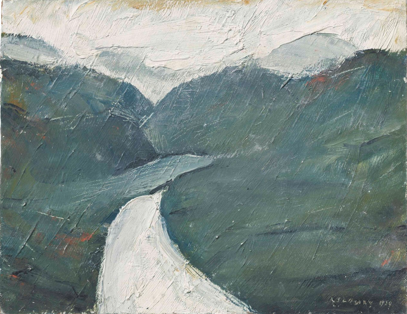Glencoe (1959) by Laurence Stephen Lowry (1887 - 1976), English artist.