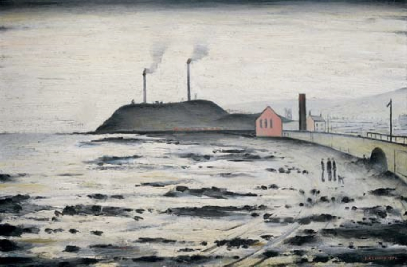 Whitehaven (1954) by Laurence Stephen Lowry (1887 - 1976), English artist.