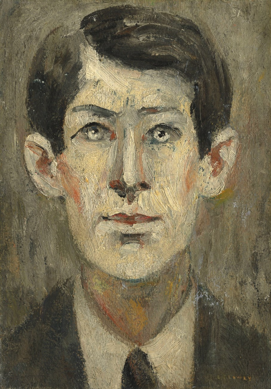 Self portrait (circa 1925) by Laurence Stephen Lowry (1887 - 1976), English artist.