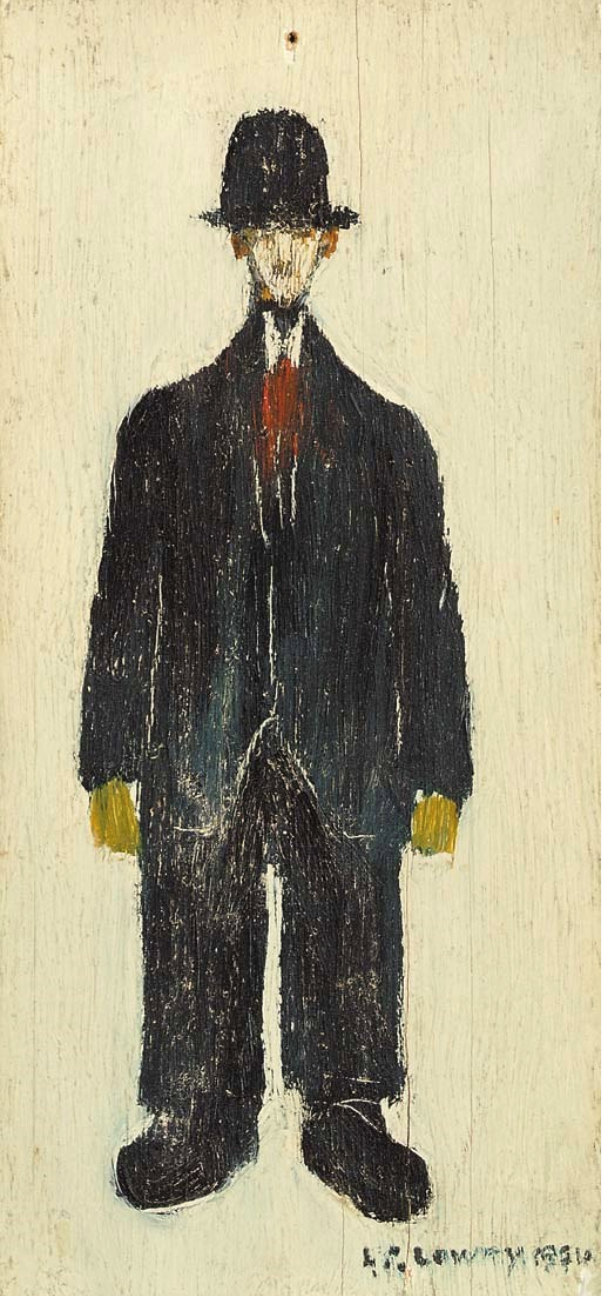 Standing Man (1954) by Laurence Stephen Lowry (1887 - 1976), English artist.